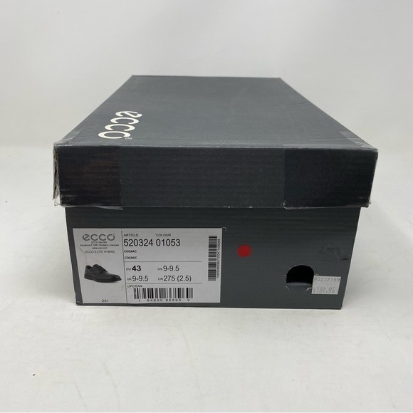 ECCO MEN'S S LITE HYBRID TIE OXFORD SHOE Cognac Leather - Picture 7 of 7